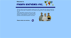 Desktop Screenshot of miamiexhibits.com